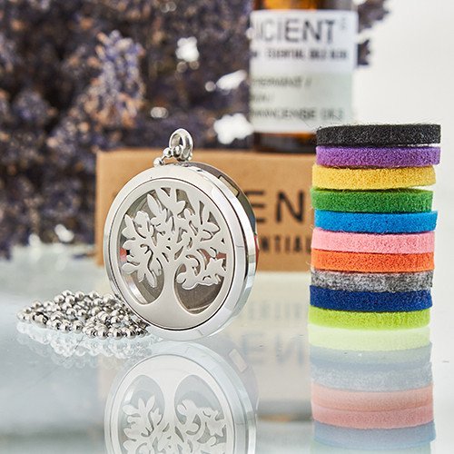 30mm Aromatherapy Tree of Life Diffuser Necklace | #product_category# - OneRoofGifts