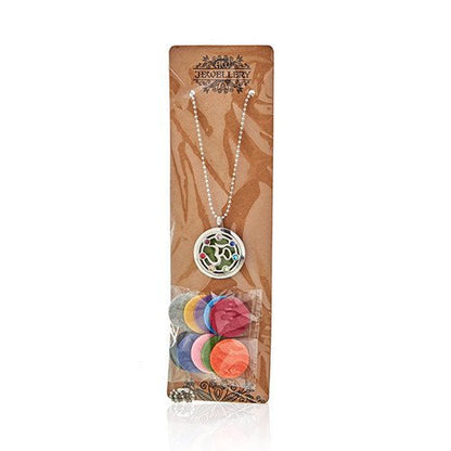 30mm OM Chakra Aromatherapy Necklace | #product_category# - OneRoofGifts