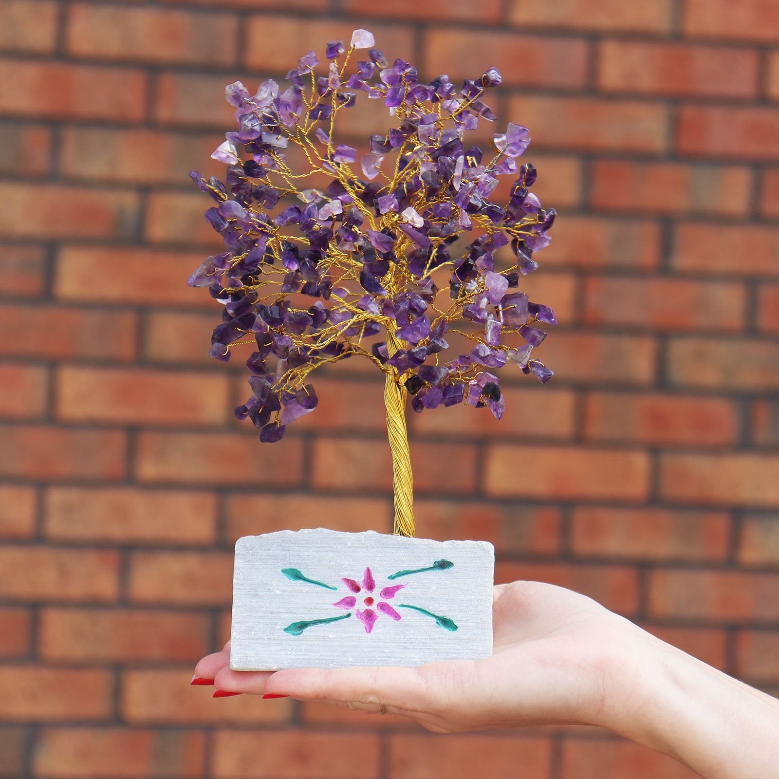 320 - Stone Amethyst Gemstone Tree | #product_category# - OneRoofGifts