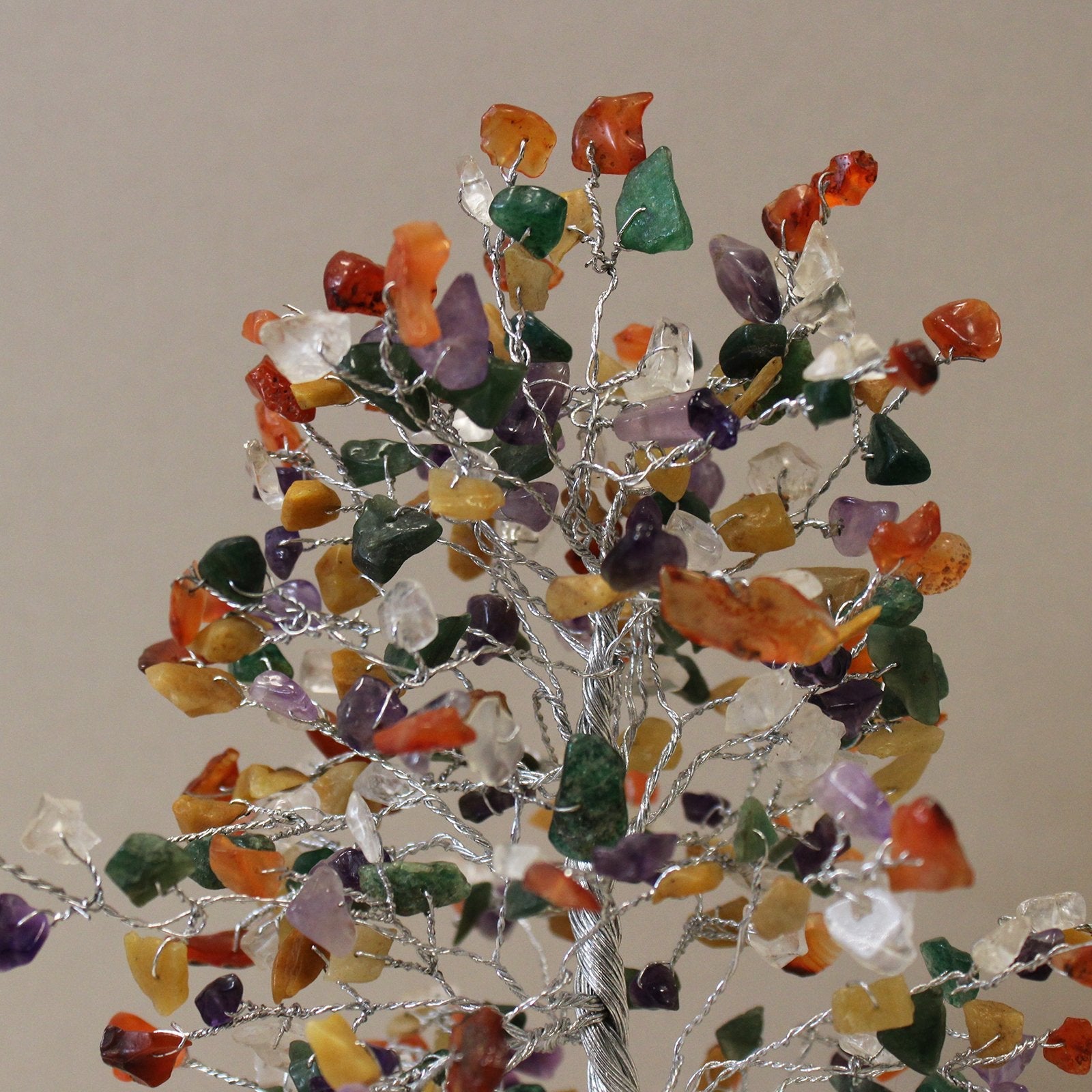 320 - Stone Gemstone Tree with Multicolor Orgone Base | #product_category# - OneRoofGifts