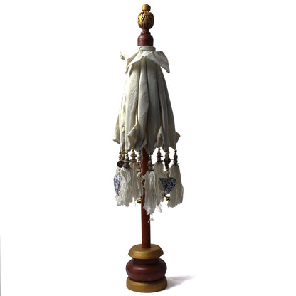 40cm Natural Bali Canvas Parasol | #product_category# - OneRoofGifts