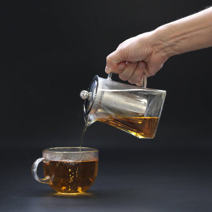 780ml Tower - Shaped Glass Infuser Teapot | #product_category# - OneRoofGifts