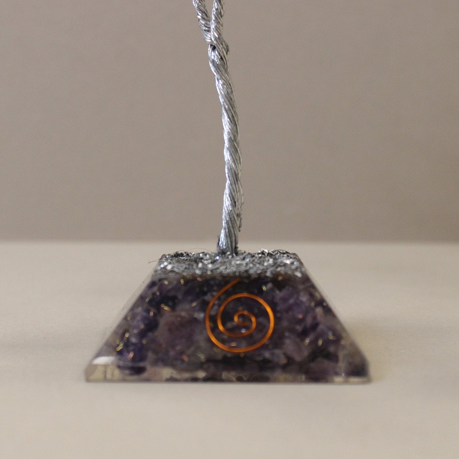80 Stone Amethyst Gemstone Tree with Orgone Base | #product_category# - OneRoofGifts