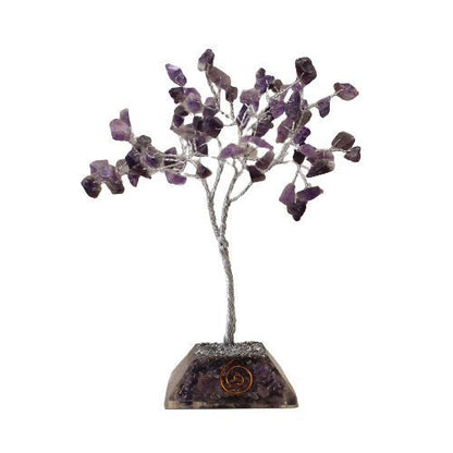 80 Stone Amethyst Gemstone Tree with Orgone Base | #product_category# - OneRoofGifts