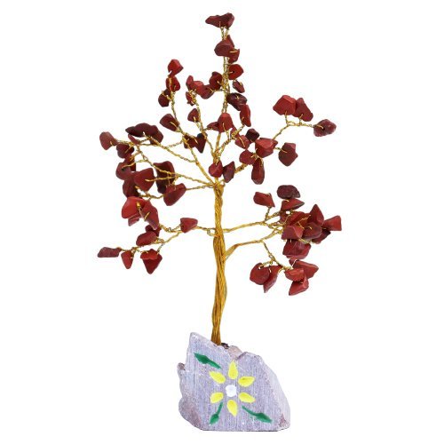 80 - Stone Red Jasper Gemstone Tree | #product_category# - OneRoofGifts