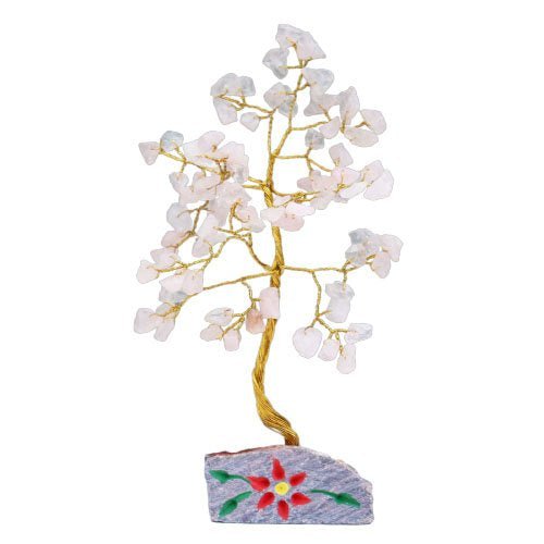 80 Stones Rose Quartz Gemstone Tree | #product_category# - OneRoofGifts