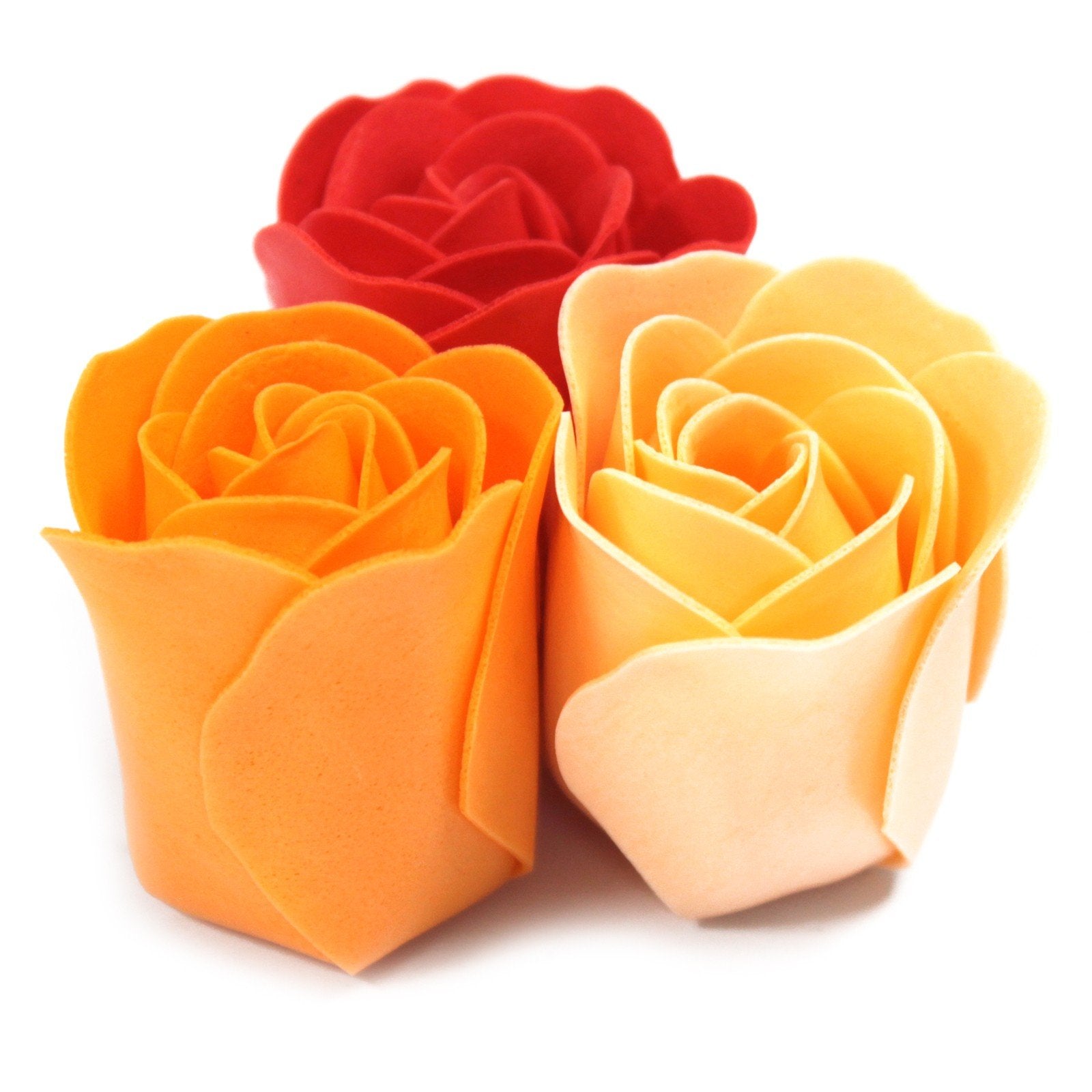 9 - Piece Peach Rose Soap Flowers Set | #product_category# - OneRoofGifts