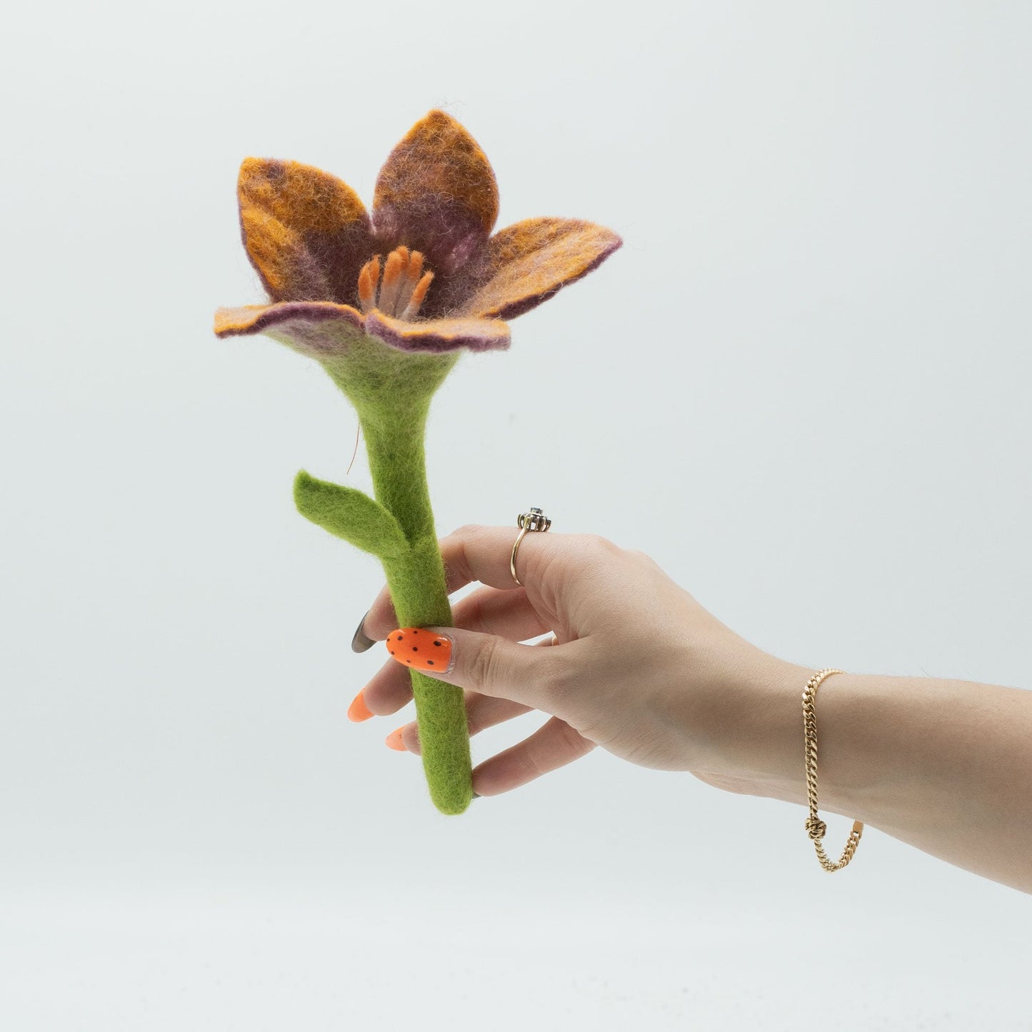 Assorted Colors Felt Lily Flowers | #product_category# - OneRoofGifts