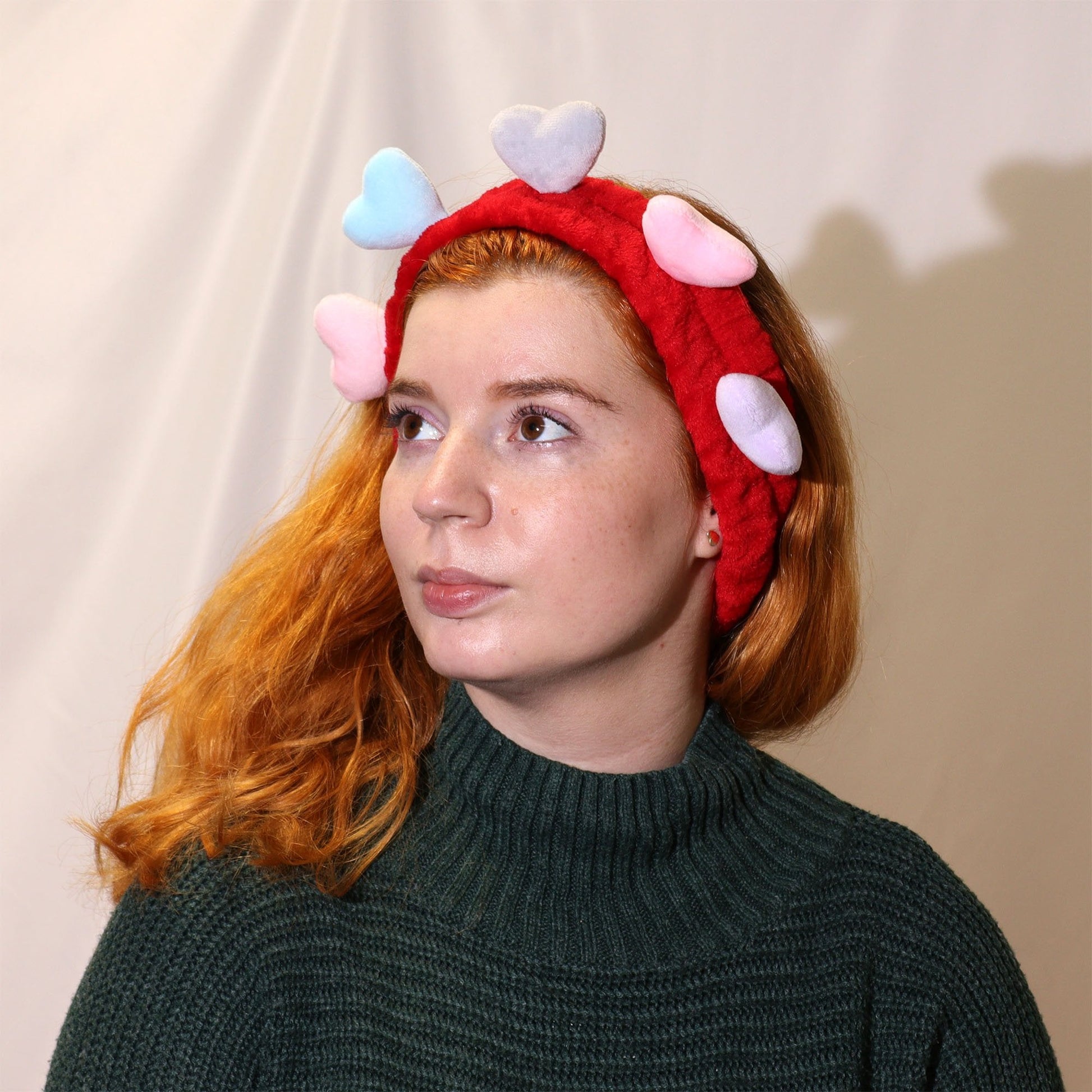Assorted Cute Love & Hearts Makeup Headbands Set | #product_category# - OneRoofGifts