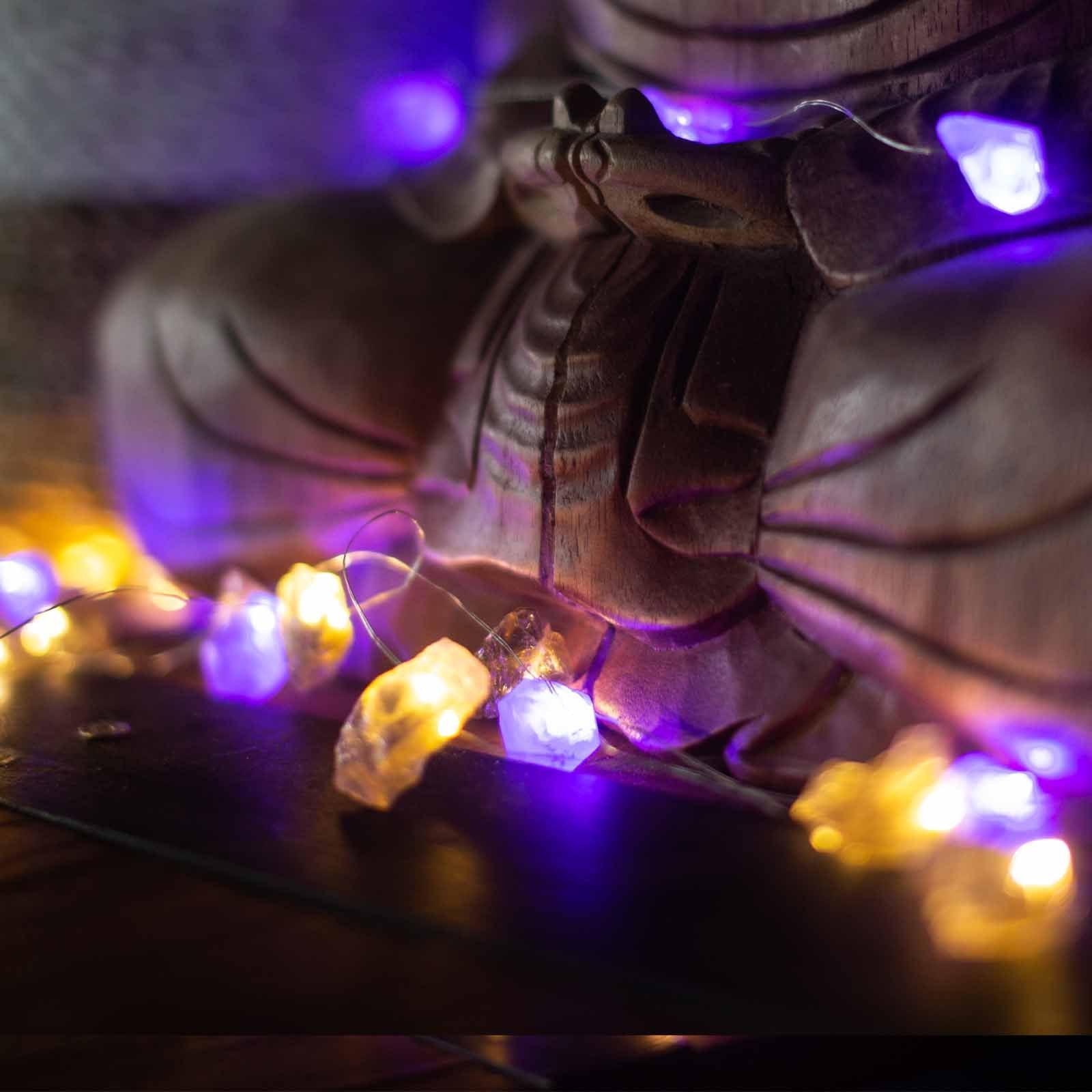 Assorted Natural Stones Gemstone Enchantment Lights | #product_category# - OneRoofGifts