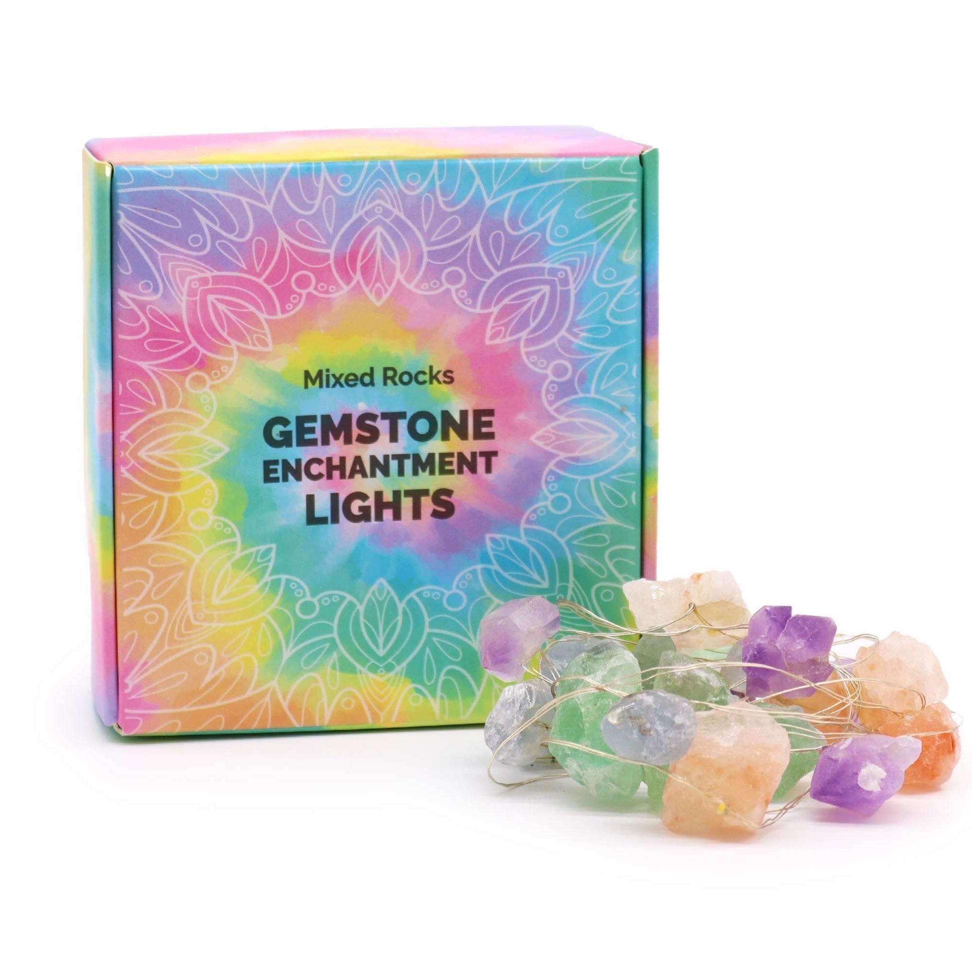Assorted Natural Stones Gemstone Enchantment Lights | #product_category# - OneRoofGifts