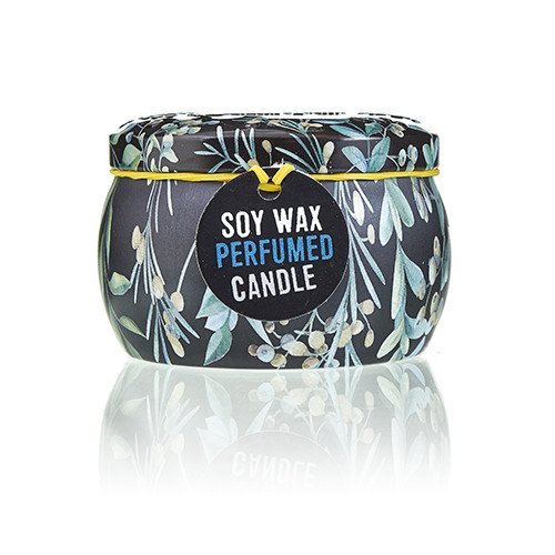 Assorted Tea & Rose Design Artistic Tin Candle - Romantic Garden | #product_category# - OneRoofGifts
