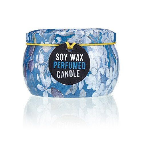 Assorted Tea & Rose Design Artistic Tin Candle - Romantic Garden | #product_category# - OneRoofGifts