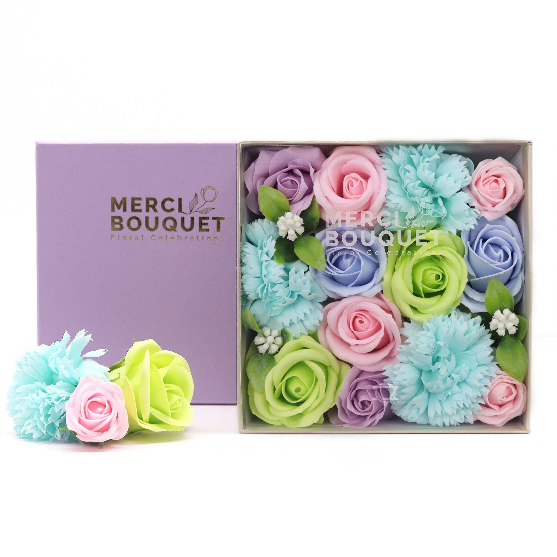 Baby Blessings Blue Square Box | #product_category# - OneRoofGifts