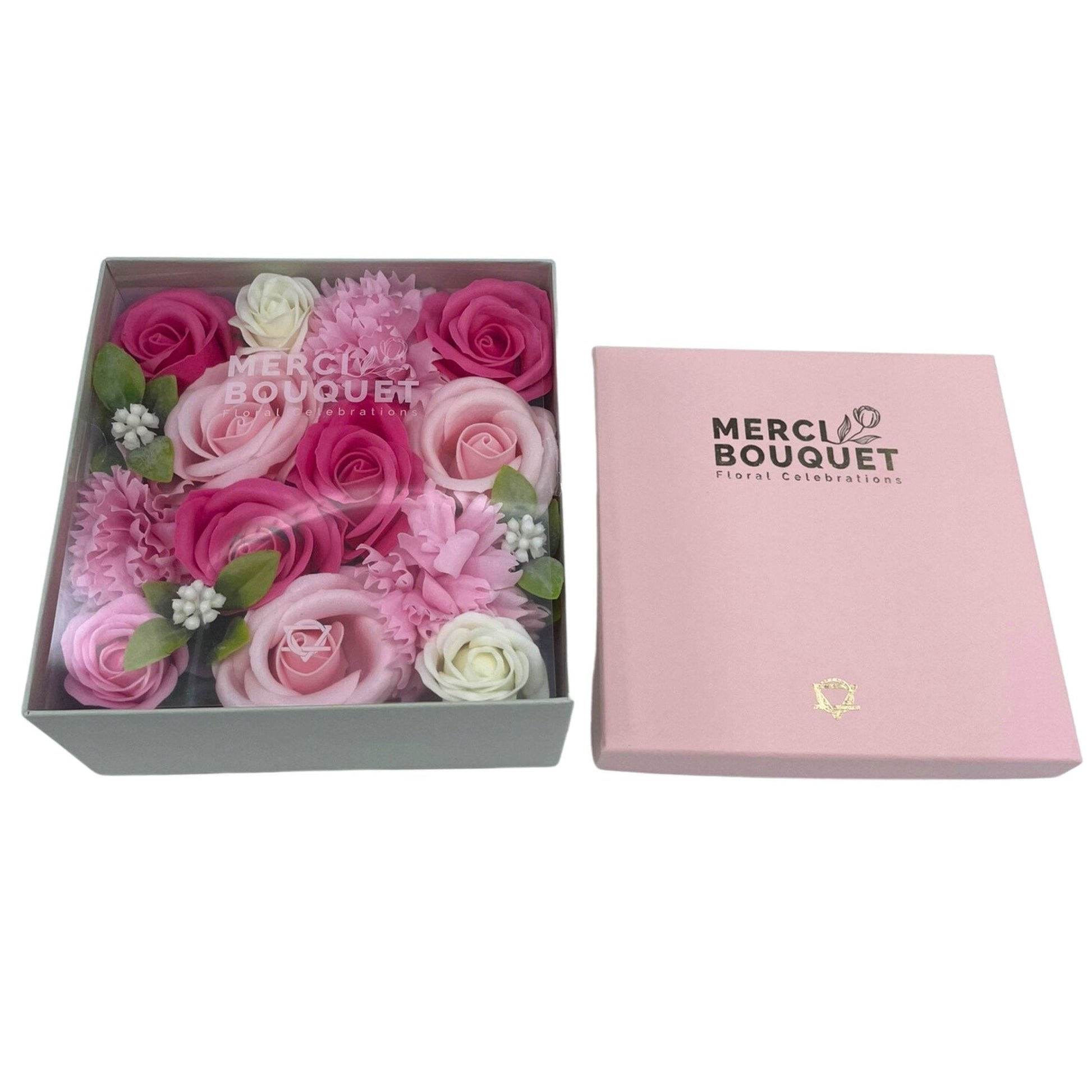 Baby Blessings Square Box in Shades of Pink | #product_category# - OneRoofGifts