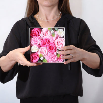 Baby Blessings Square Box in Shades of Pink | #product_category# - OneRoofGifts