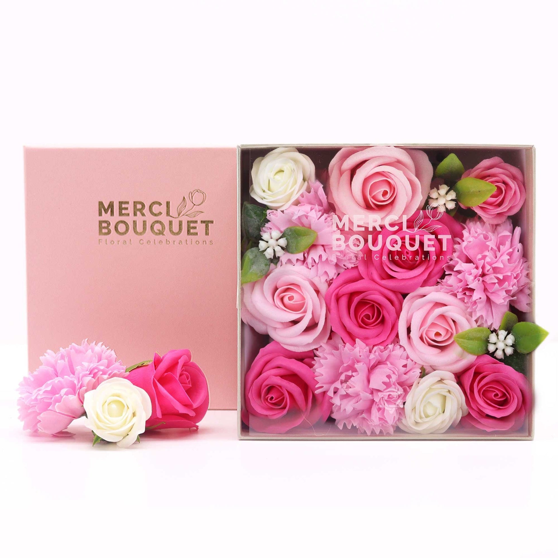 Baby Blessings Square Box in Shades of Pink | #product_category# - OneRoofGifts