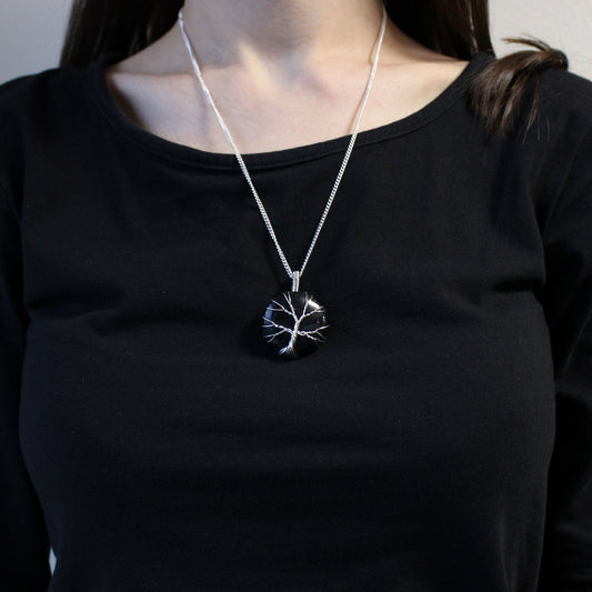 Black Onyx Gemstone Necklace by Tree of Life | #product_category# - OneRoofGifts