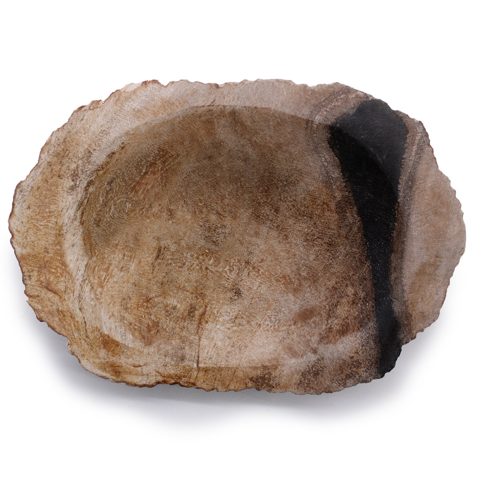 Black Petrified Wood Soap Dish | #product_category# - OneRoofGifts
