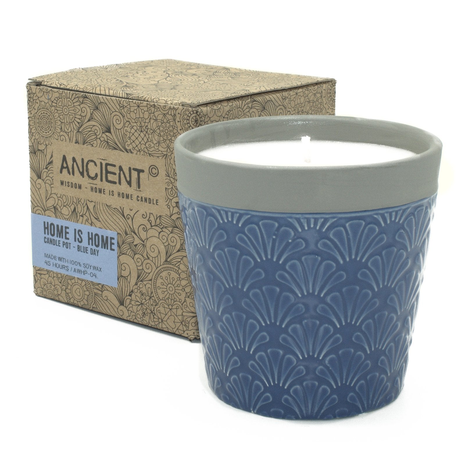 Blue Day Home Candle Pot | #product_category# - OneRoofGifts