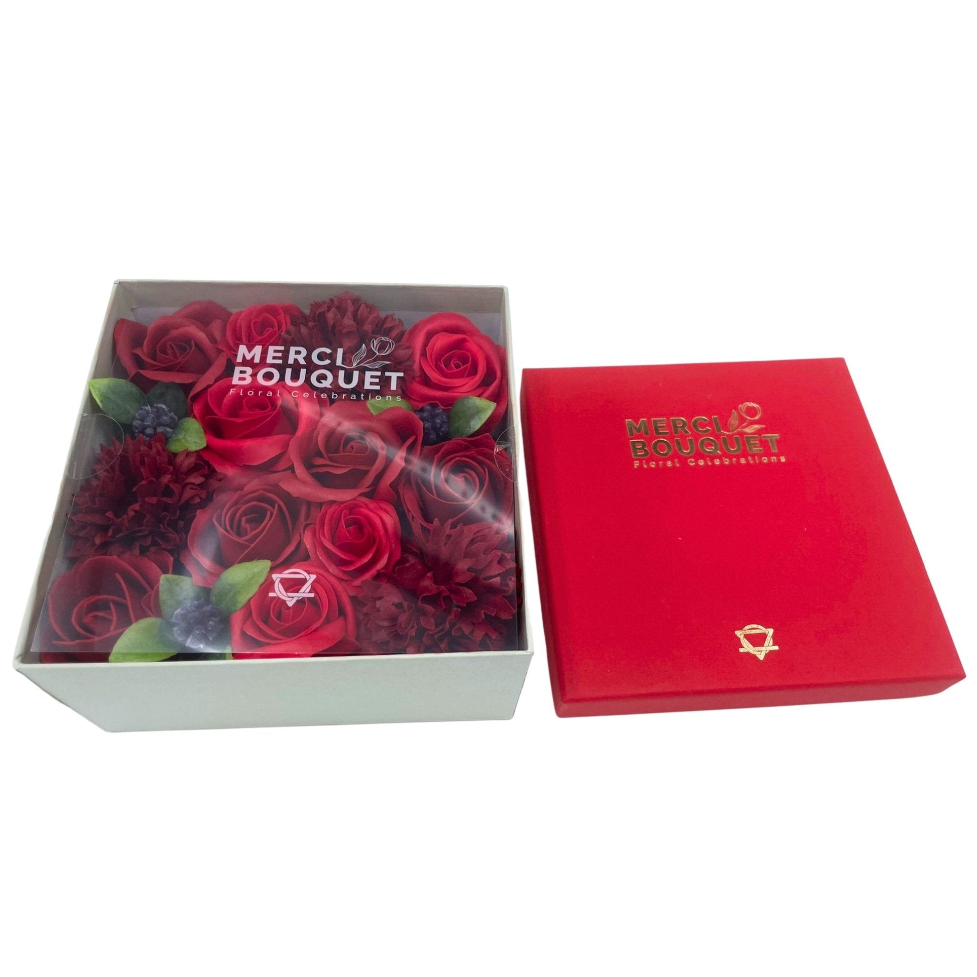 Classic Red Roses in Square Box | #product_category# - OneRoofGifts