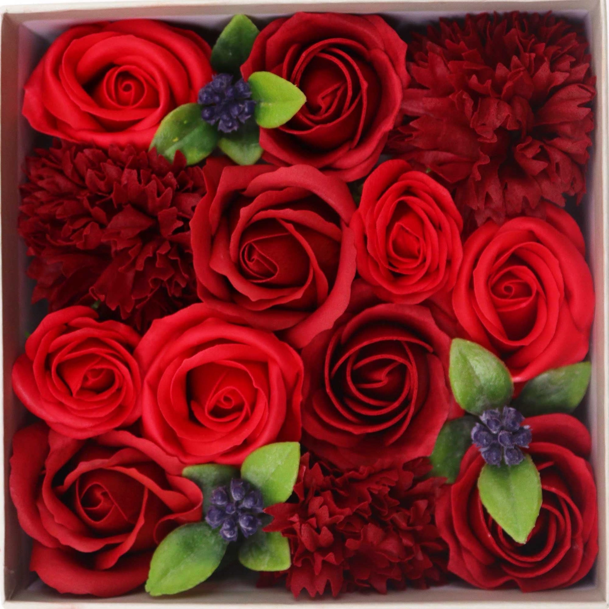 Classic Red Roses in Square Box | #product_category# - OneRoofGifts