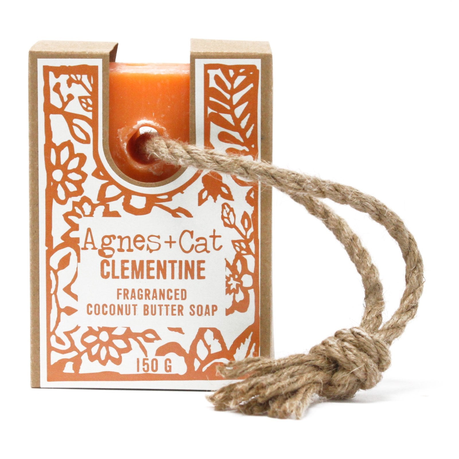 Clementine Scented Soap on a Rope | #product_category# - OneRoofGifts