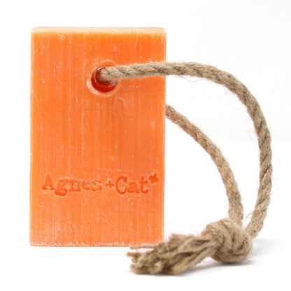 Clementine Scented Soap on a Rope | #product_category# - OneRoofGifts