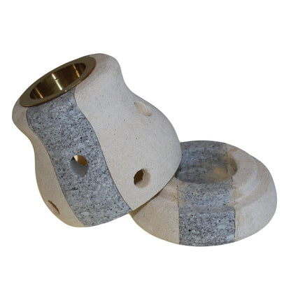 Combo Shape Stone Oil Burner | #product_category# - OneRoofGifts