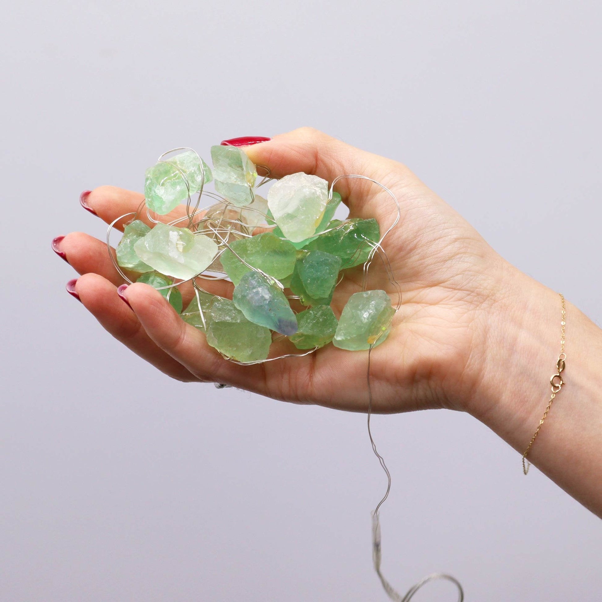Crystal Jade Gemstone Enchantment Lights | #product_category# - OneRoofGifts