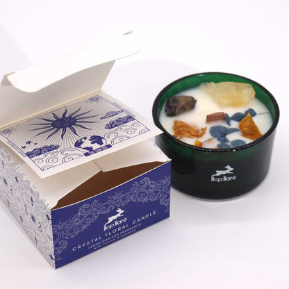 Crystal Magic Candle - Hop Hare, Sun Flower Design | #product_category# - OneRoofGifts