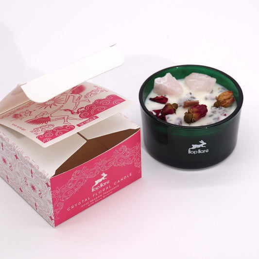 Crystal Magic Flower Candle Hop Hare - Lovers Edition | #product_category# - OneRoofGifts