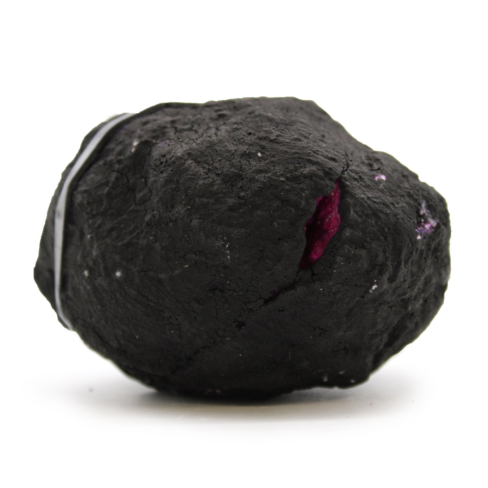 Dark Red and Pink Black Rock Coloured Calcite Geodes | #product_category# - OneRoofGifts