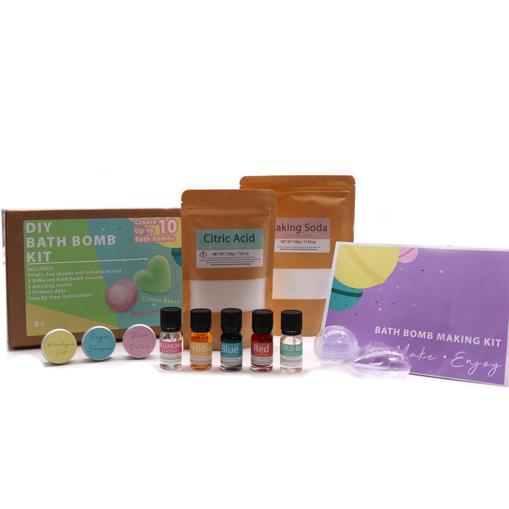 DIY Bath Bomb Kit, Pink Lemonade and Citrus Blast | #product_category# - OneRoofGifts