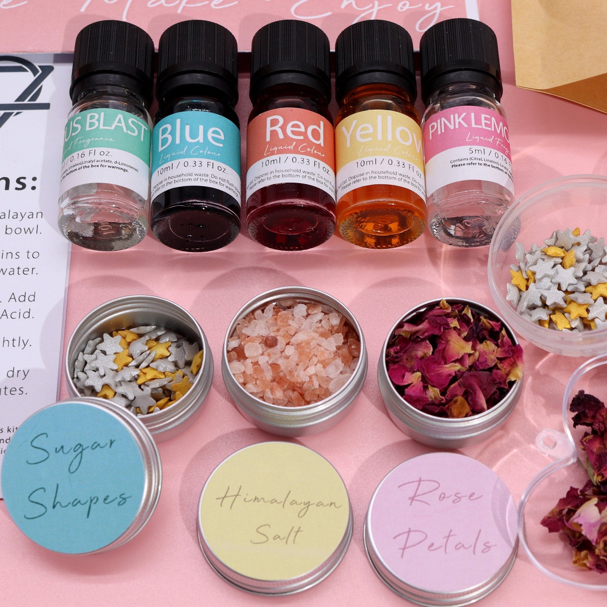 DIY Bath Bomb Kit with Rose and Bubblegum Scents | #product_category# - OneRoofGifts