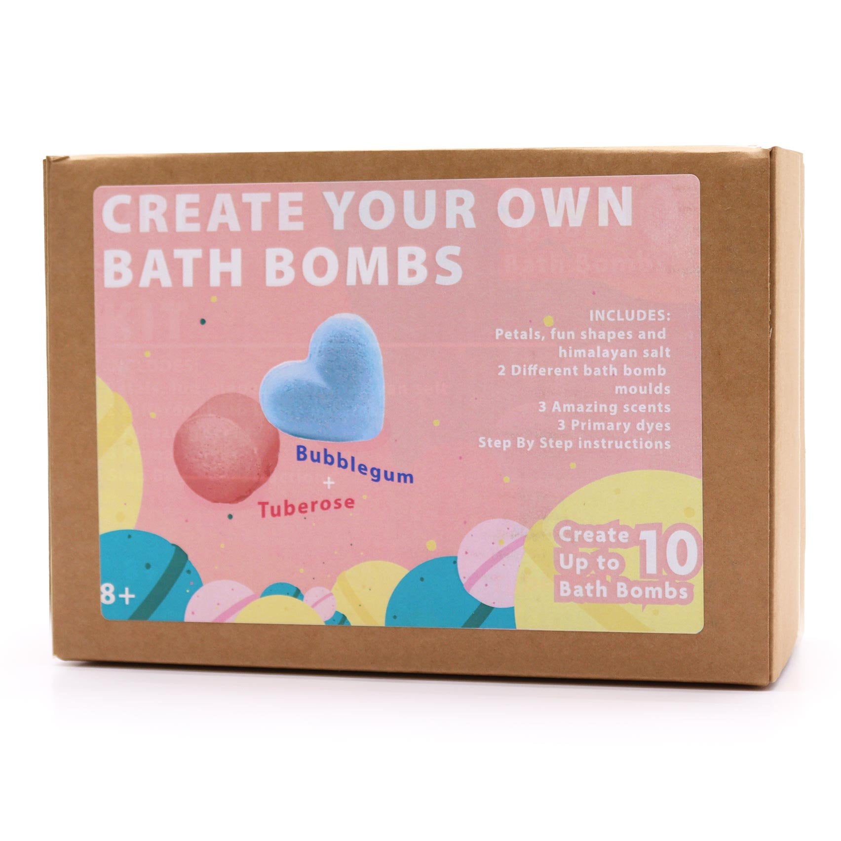 DIY Bath Bomb Kit with Rose and Bubblegum Scents | #product_category# - OneRoofGifts