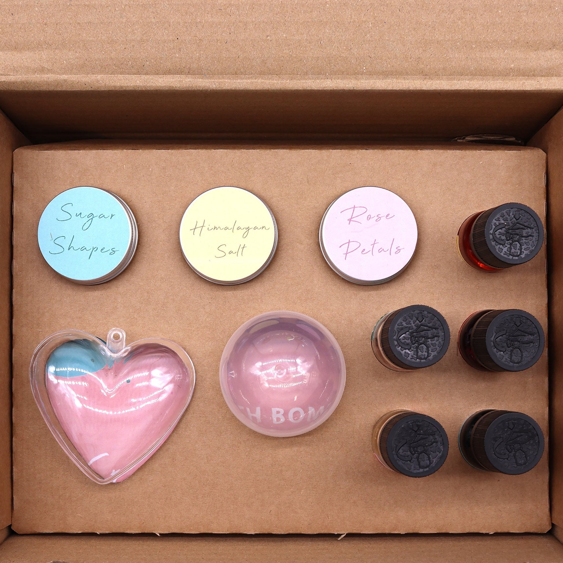 DIY Bath Bomb Kit with Rose and Bubblegum Scents | #product_category# - OneRoofGifts