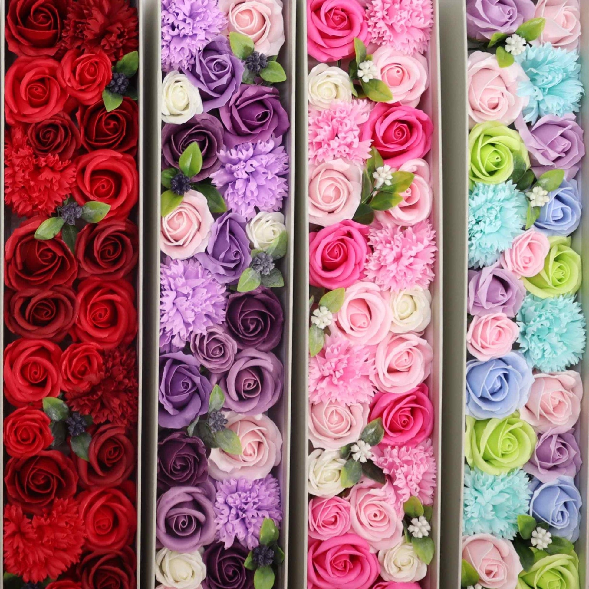 Extra Long Box - Bouquet of Lavender, Rose, and Carnation | #product_category# - OneRoofGifts
