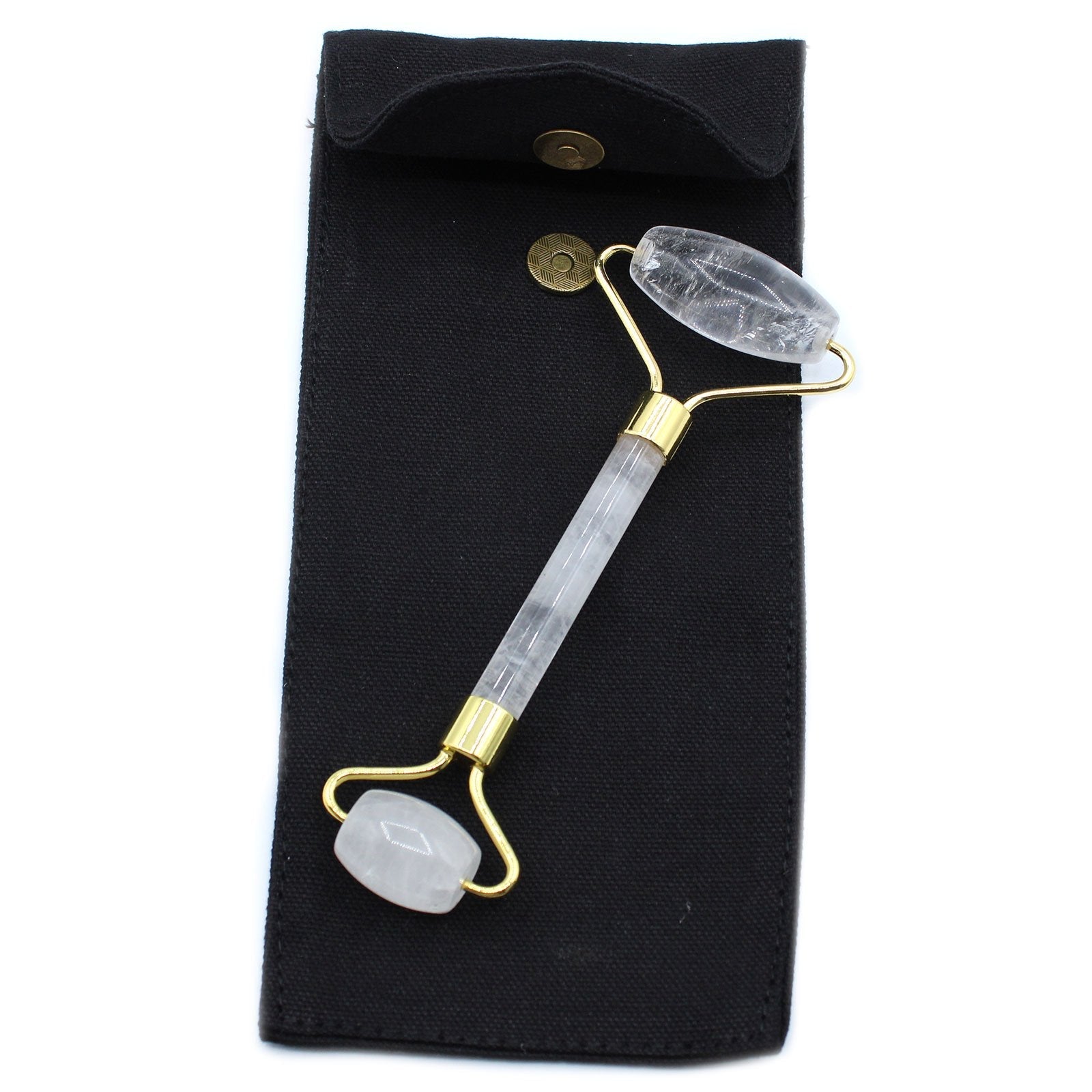 Face Roller, Rock Quartz Gemstone | #product_category# - OneRoofGifts