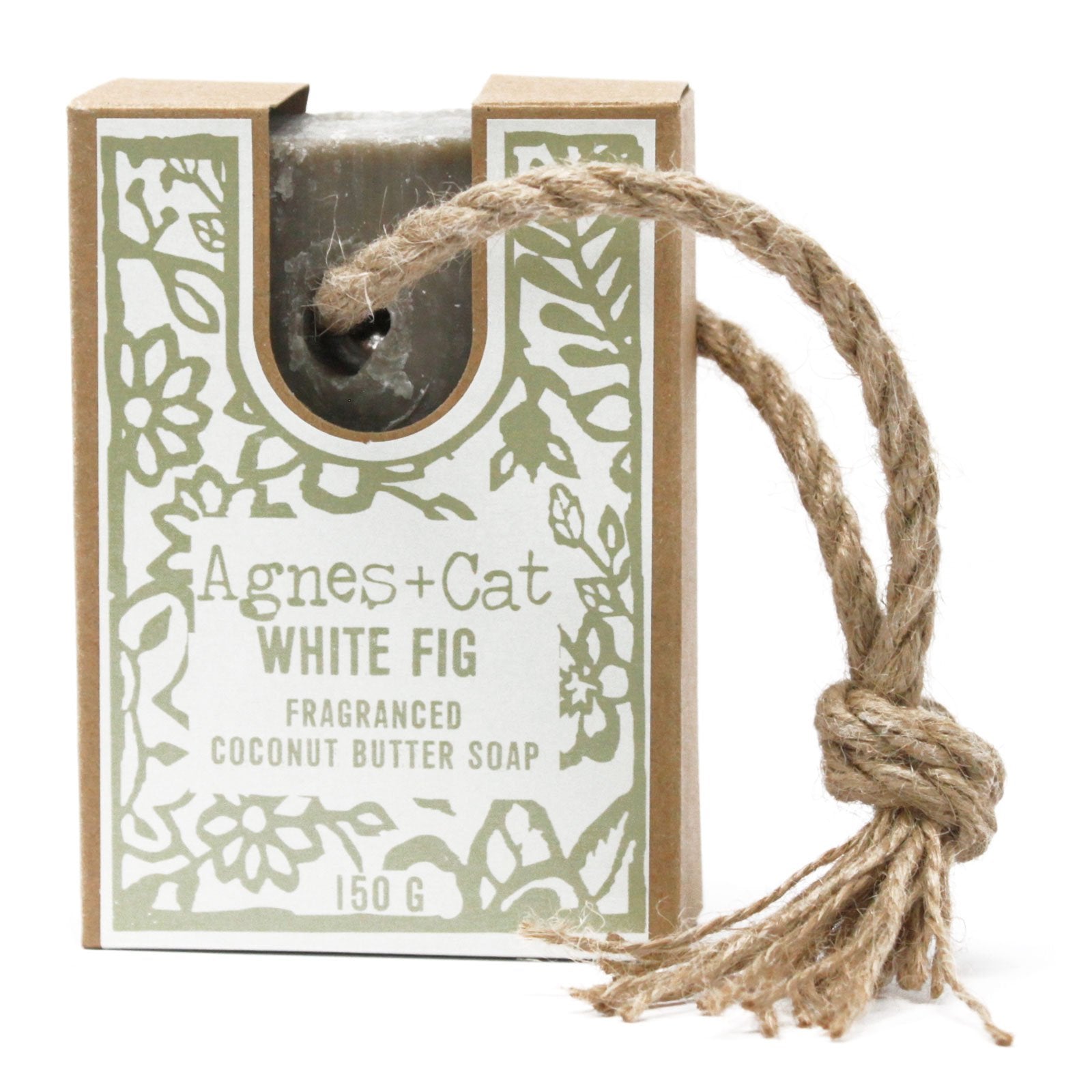 Fig Scented White Soap on a Rope | #product_category# - OneRoofGifts