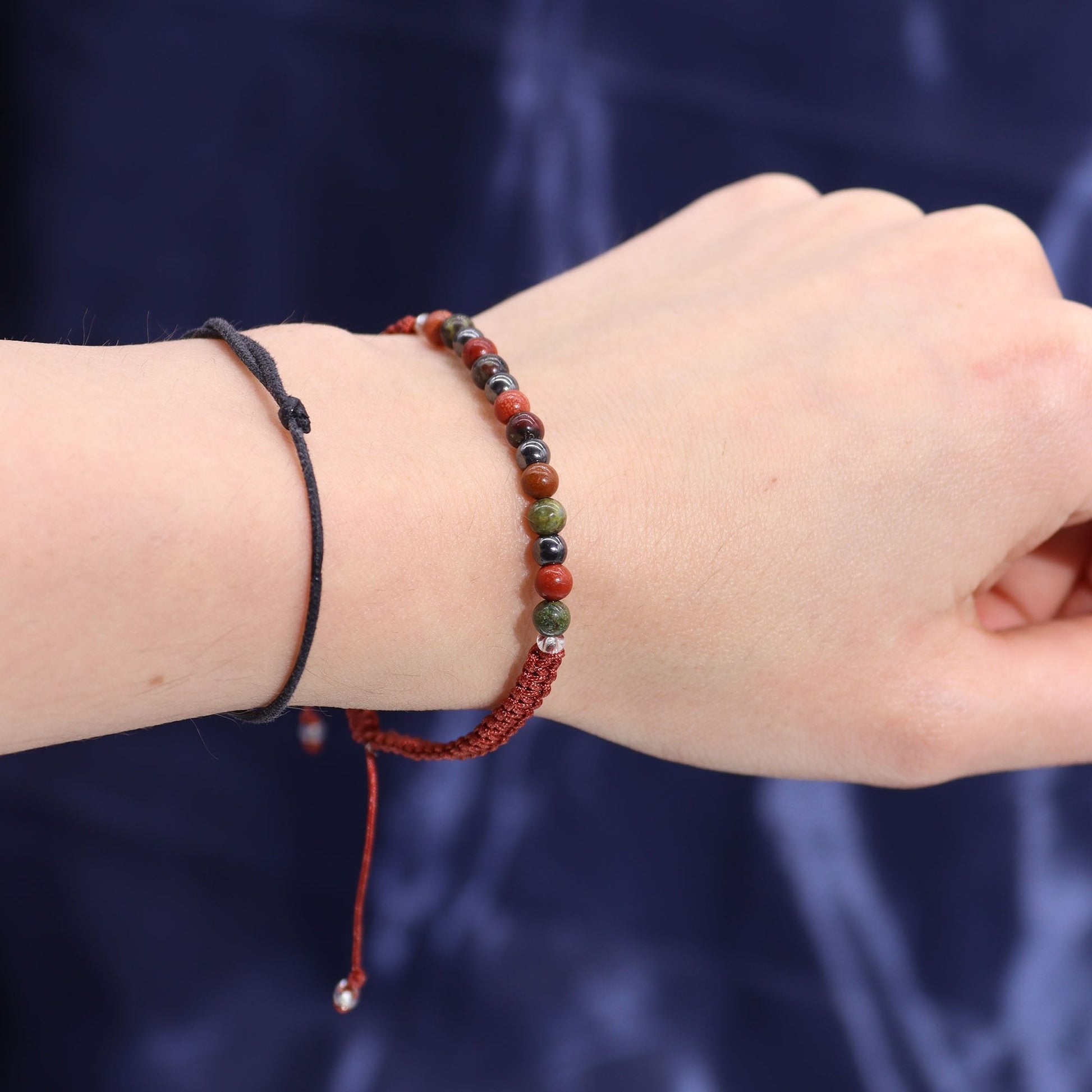 Gemstone Bracelet and Aries Zodiac Crystal Candle | #product_category# - OneRoofGifts