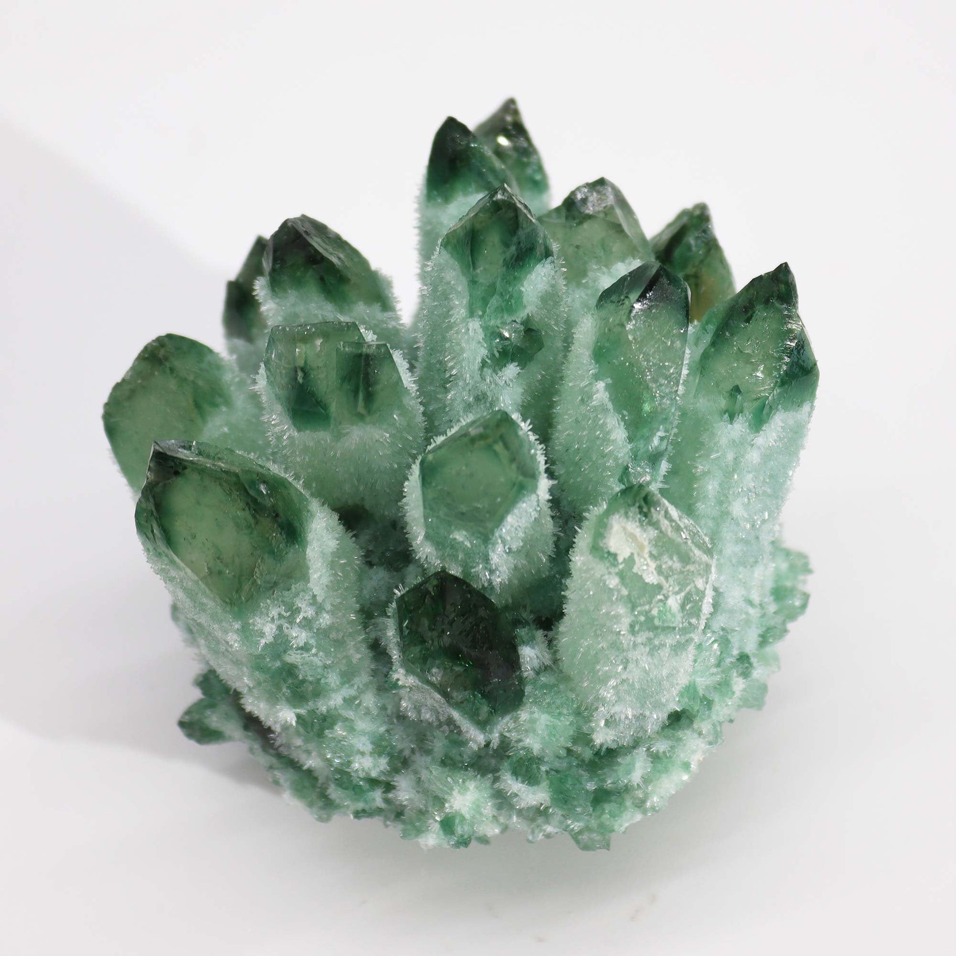 Green Ghost Quartz Cluster | #product_category# - OneRoofGifts