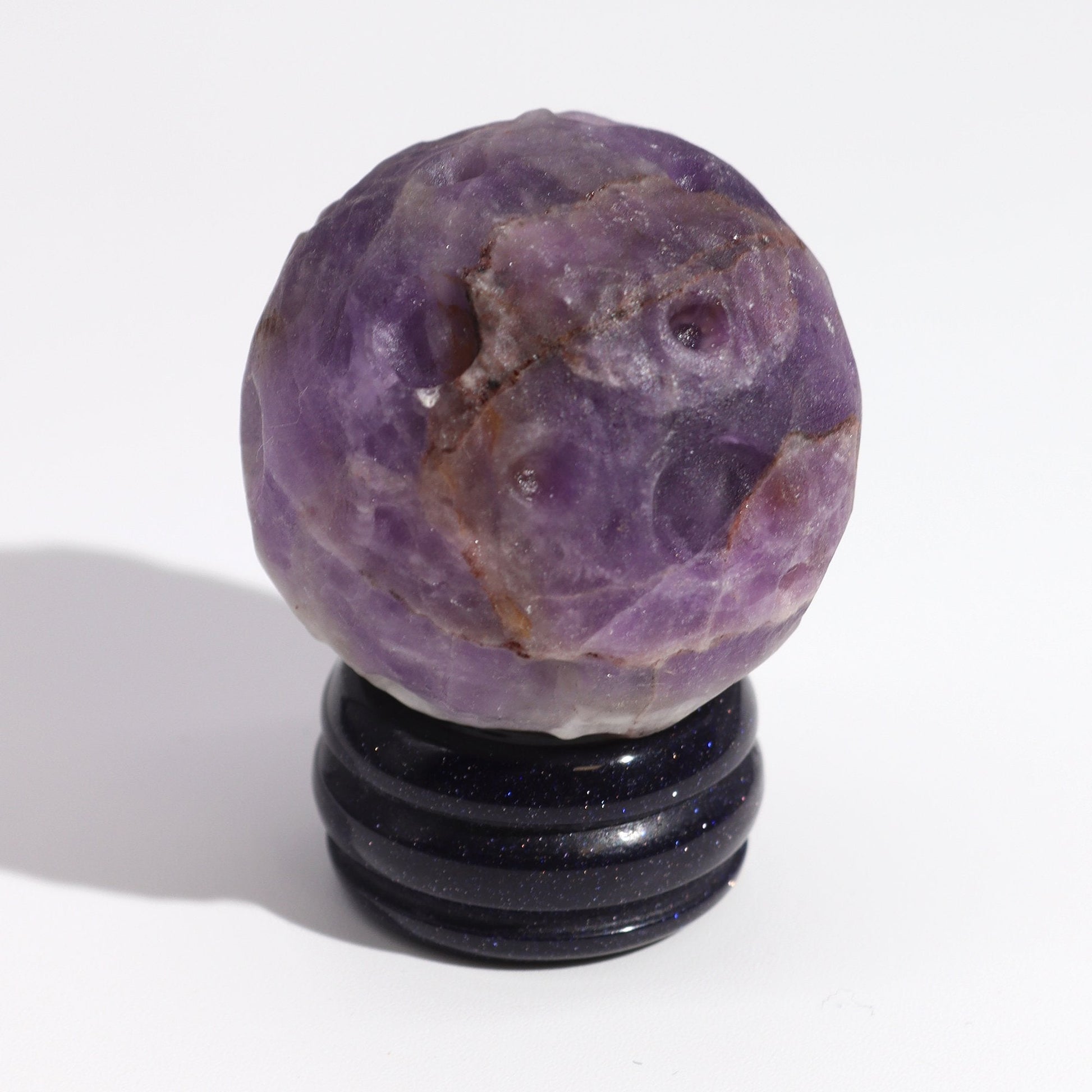 Jupiter Amethyst Planet on Goldstone Stand | #product_category# - OneRoofGifts