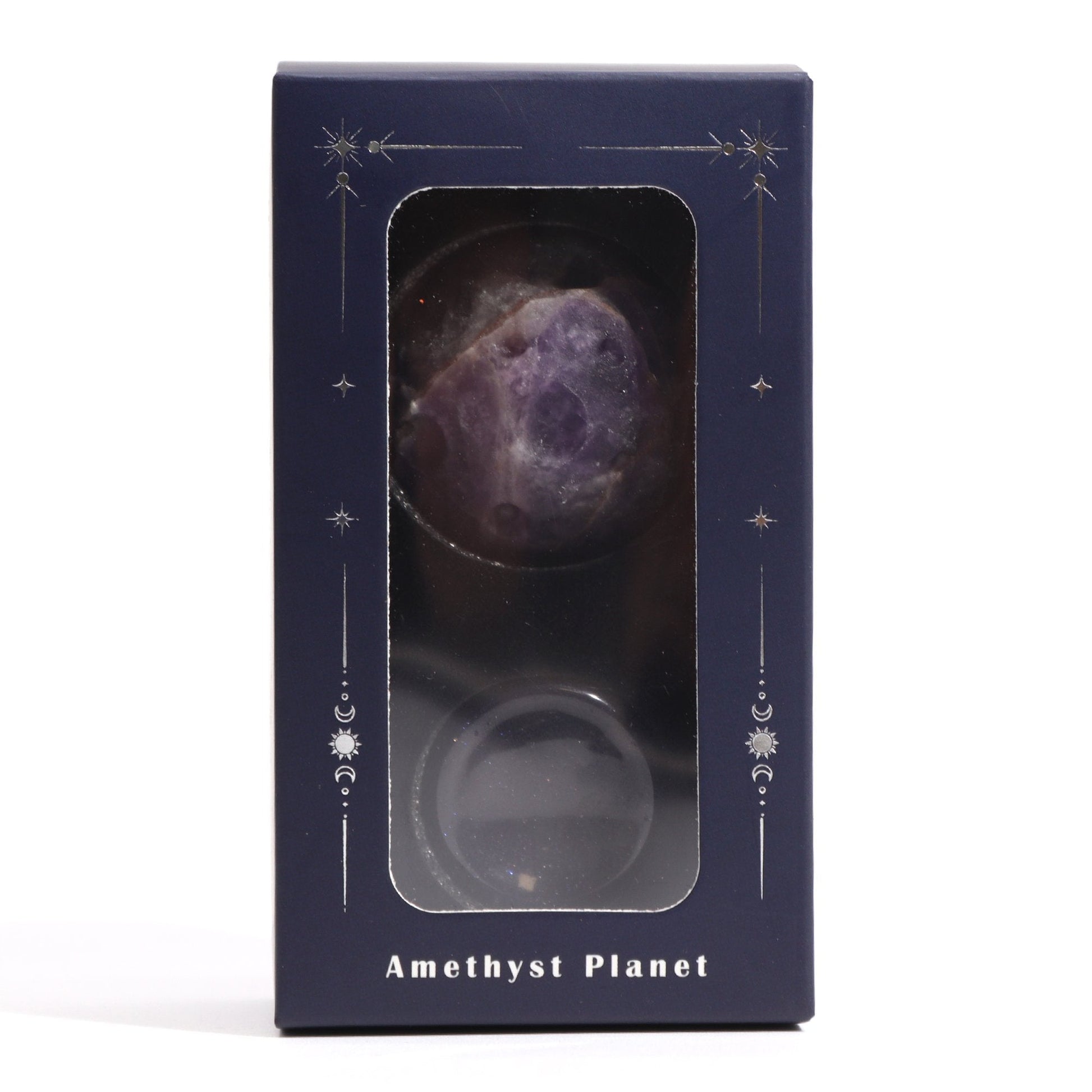 Jupiter Amethyst Planet on Goldstone Stand | #product_category# - OneRoofGifts