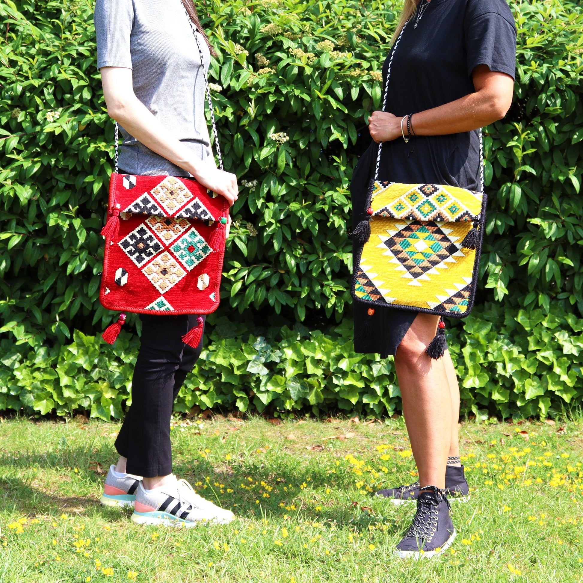 Kilim Messenger Bag - Red | #product_category# - OneRoofGifts