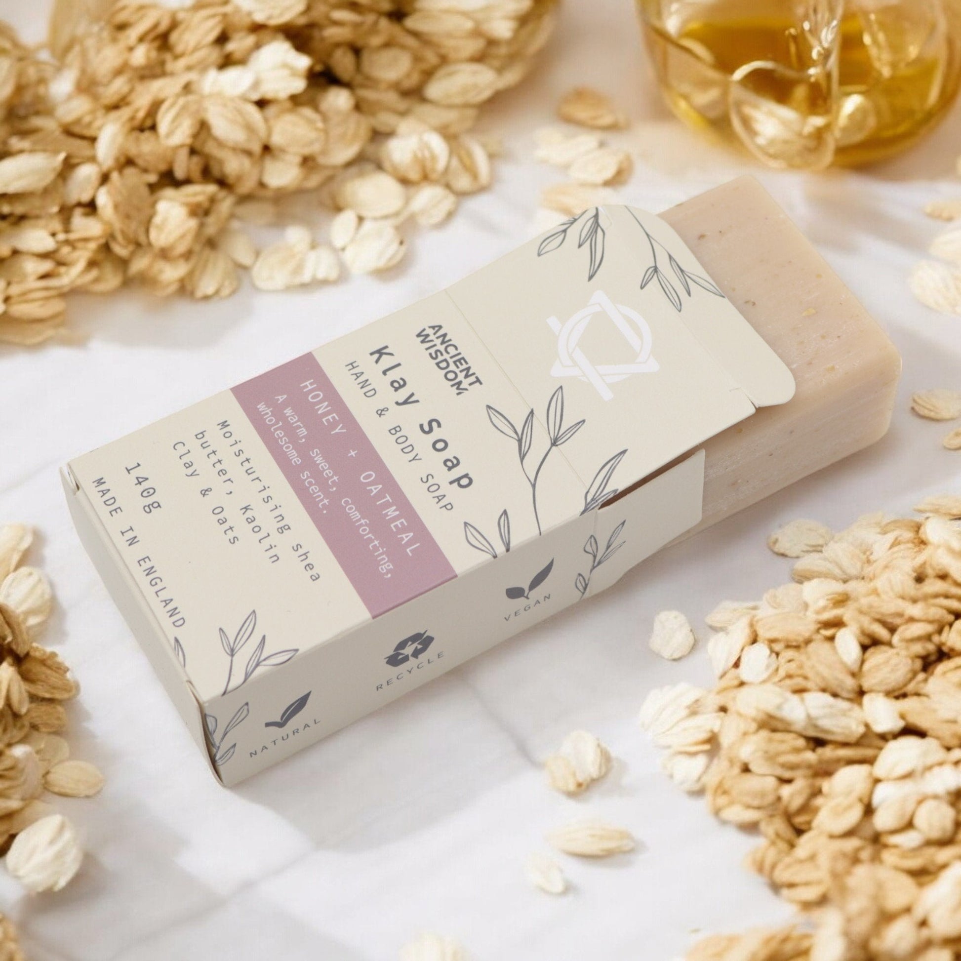Klay Soap with Oatmeal and Honey | #product_category# - OneRoofGifts