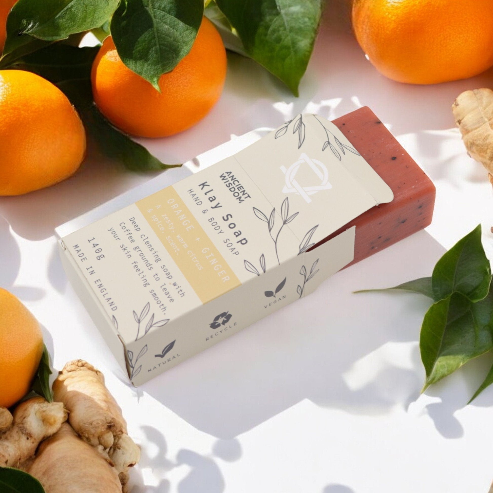 Klay Soap with Orange and Ginger | #product_category# - OneRoofGifts