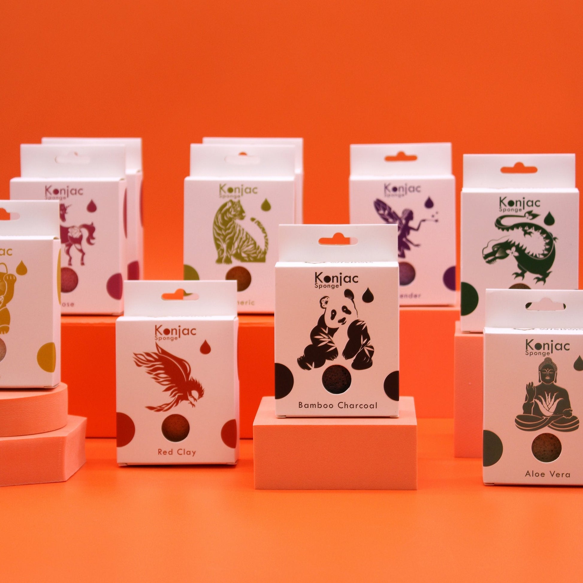 Konjac Sponge for Sensitive Skin, Teardrop Shape | #product_category# - OneRoofGifts