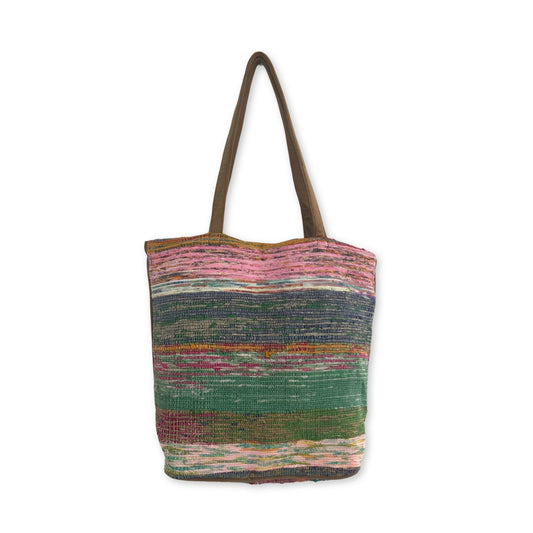 Large Recycled Rug Bag - Shades of Dusk | #product_category# - OneRoofGifts