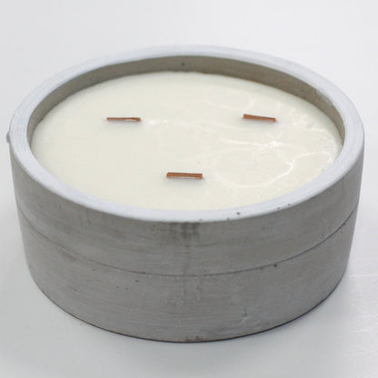 Large Round Patchouli & Dark Amber Candle | #product_category# - OneRoofGifts